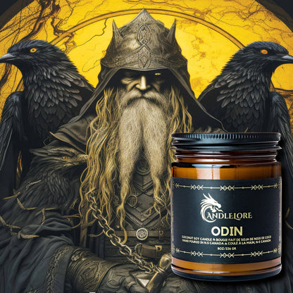 Odin The All-Father Candle: Medium