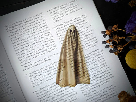 Realistic Sheet Ghost Bookmark