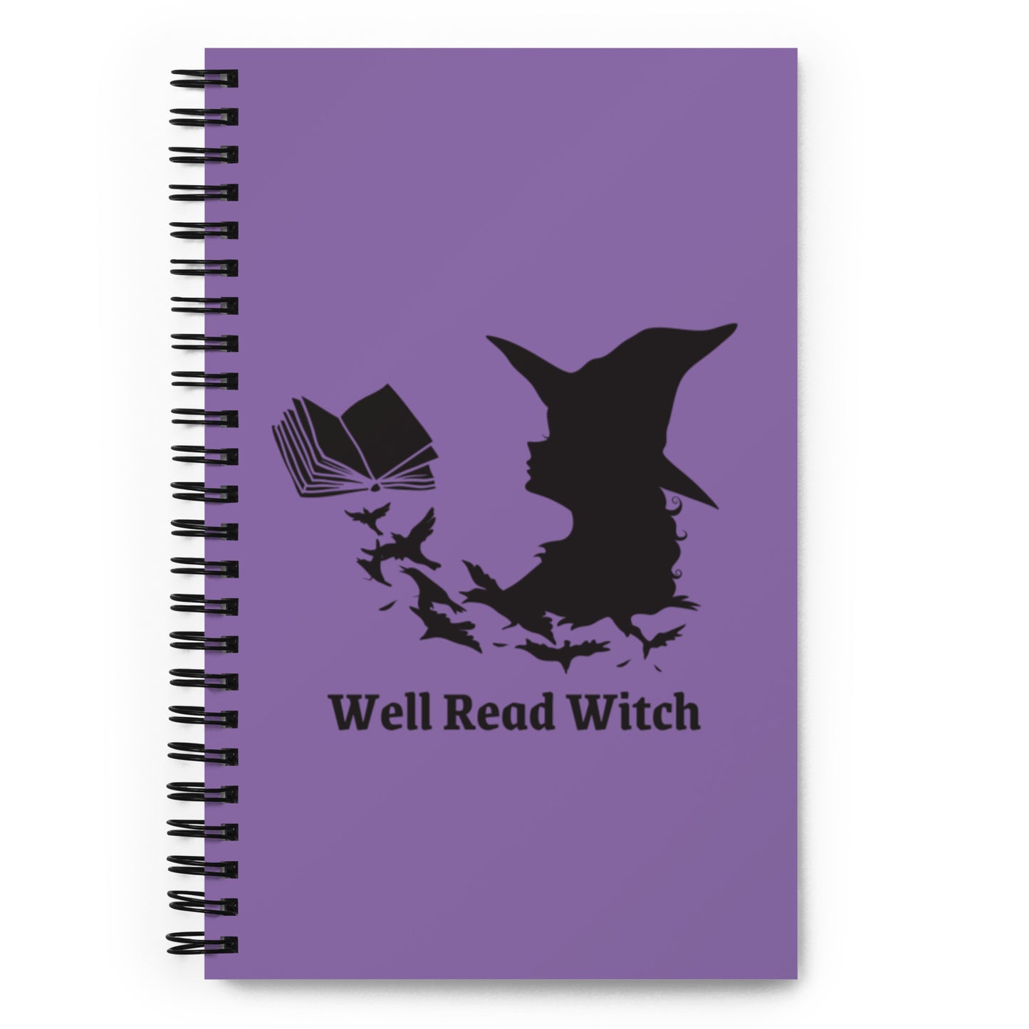 Well Read Witch Spiral notebook