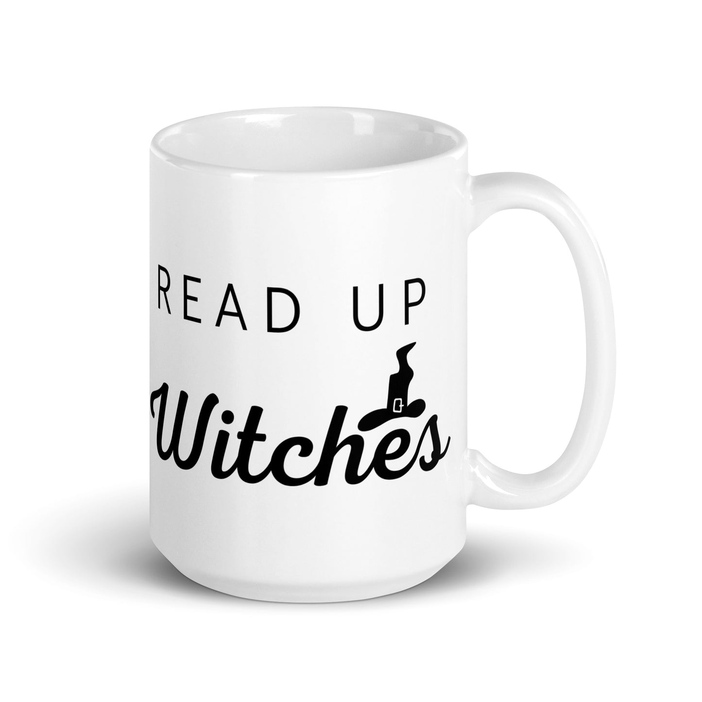 Read Up Witches white glossy mug