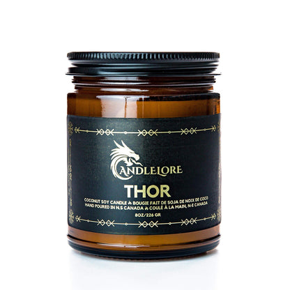 Thor Viking God Candle: Medium